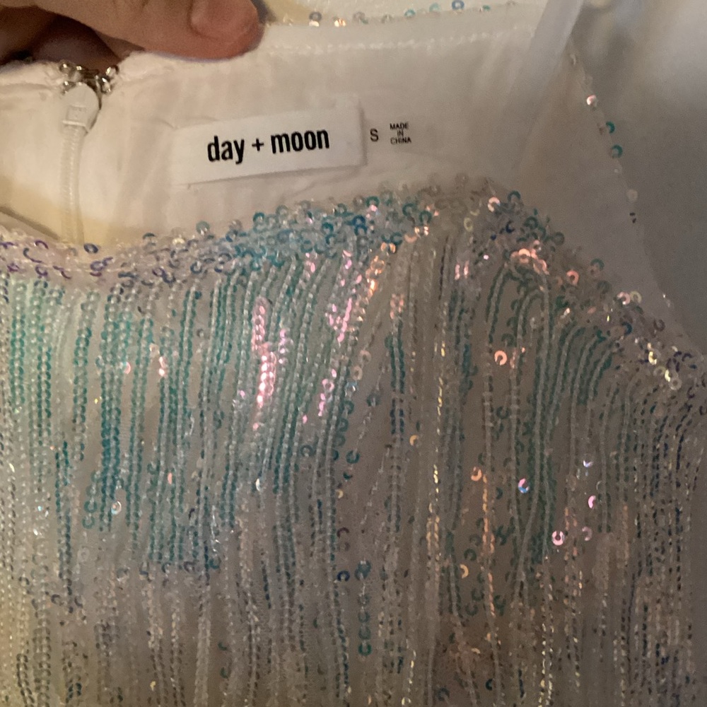 Iridescent dress/ homecoming dress